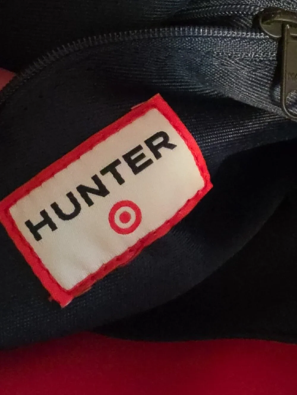 Hunter x Target Waterproof Red Backpack with Front Pocket